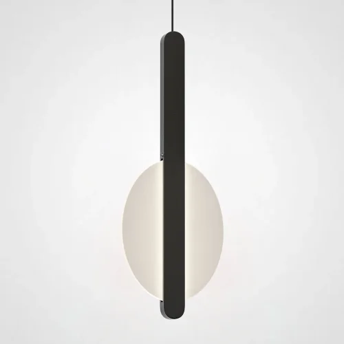 Светильник подвесной MARENA B Чёрный 189516-26 ImperiumLoft белый 1 лампа, основание чёрное в стиле лофт современный 