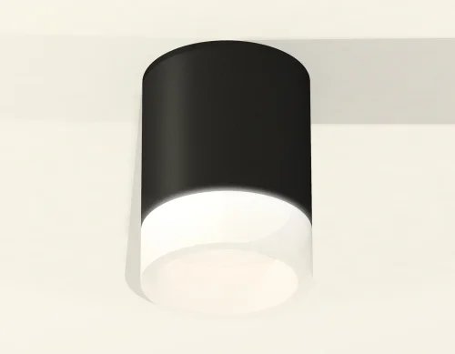Светильник накладной Techno spot XS6302063 Ambrella light белый 1 лампа, основание чёрное в стиле современный круглый фото 3