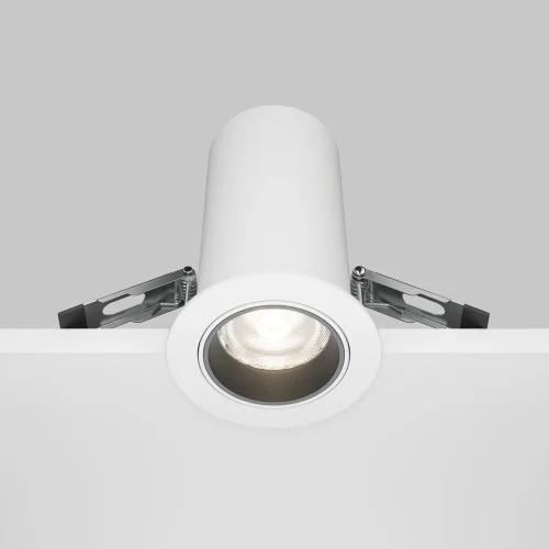 Светильник точечный LED Focus Led DL125-L12-4K-W Maytoni белый на 1 лампу, основание белое в стиле современный хай-тек круглый фото 7