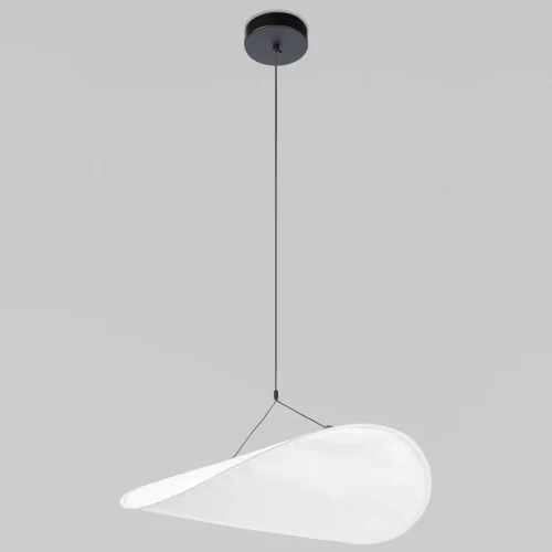 Светильник подвесной LED Tense 10347/M LOFT IT белый на 1 лампу, основание чёрное в стиле современный 