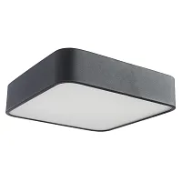Светильник потолочный Cosmopolitan A7210PL-2BK Arte Lamp чёрный 2 лампы, основание чёрное в стиле минимализм модерн квадраты