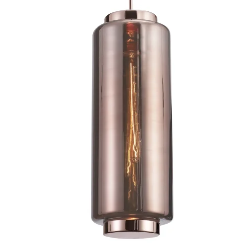 Светильник подвесной лофт JARRAS 6196 Mantra прозрачный медь 1 лампа, основание медь в стиле лофт выдувное фото 3