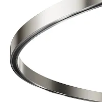 Шинопровод круглый 800 мм Flarity платина TRX154-R-D800-PT Maytoni никель в стиле хай-тек современный для светильников серии Magnetic trаck system Flarity шинопровод flarity магнитная