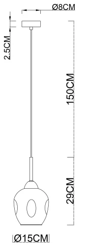Светильник подвесной Yuka A7759SP-1PB Arte Lamp чёрный серый 1 лампа, основание медь в стиле современный  фото 2