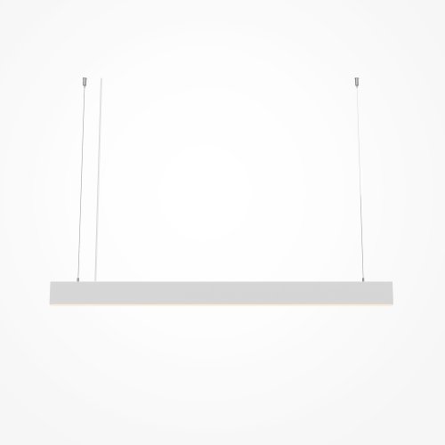 Светильник подвесной LED Basis P070PL-2.7-3-4K-W Maytoni белый на 1 лампу, основание белое в стиле современный хай-тек фото 3