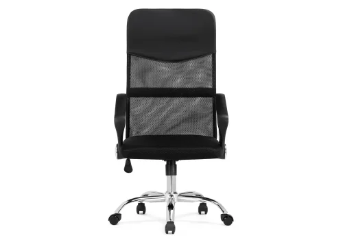 Компьютерное кресло Arano 1 black / chrome 15815 Woodville, чёрный/сетка, ножки/металл/хром, размеры - *1190***620*520 фото 3