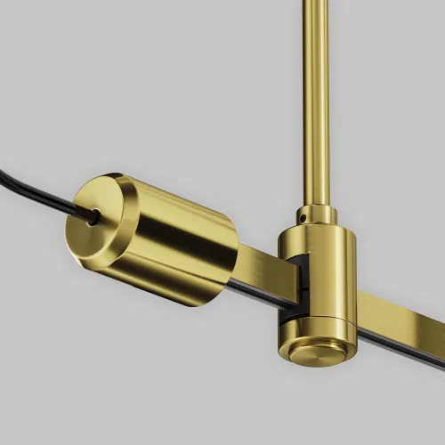 Ввод питания боковой Magnetic trаck system Flarity TRA154C-SB1-BS Maytoni латунь в стиле для светильников серии Magnetic trаck system Flarity flarity магнитная фото 2