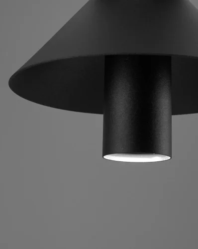 Светильник подвесной LED Ori V10885-PL Moderli чёрный 1 лампа, основание чёрное в стиле лофт современный  фото 5