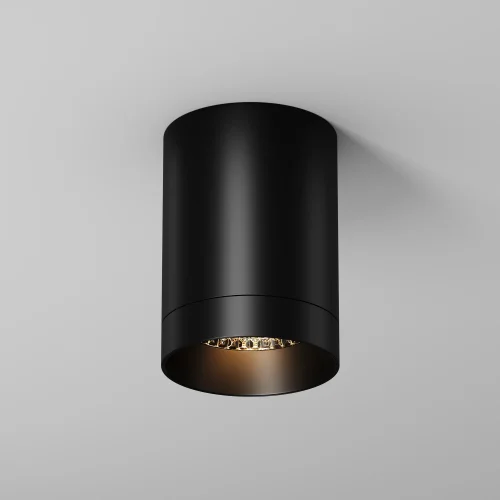 Накладной светильник LED уличный Luxe O500CL-L10B3K Maytoni уличный IP65 чёрный на 1 лампу, плафон чёрный в стиле современный хай-тек LED фото 4