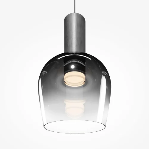 Светильник подвесной LED Smart Casual MOD414PL-L7B3K Maytoni серый чёрный на 1 лампу, основание чёрное в стиле современный фото 2