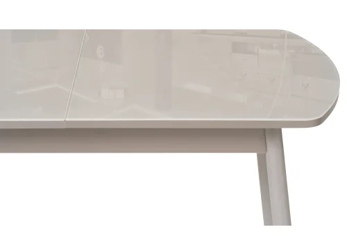 Стеклянный стол Бейкер 120(1502)х70х75 латте / капучино 551081 Woodville столешница бежевая из стекло фото 4