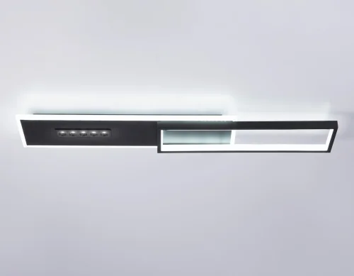 Светильник потолочный LED FL51454 Ambrella light чёрный 1 лампа, основание чёрное в стиле современный хай-тек  фото 3