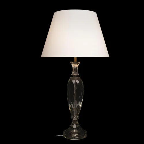 Настольная лампа Сrystal 10278 LOFT IT белая 1 лампа, основание прозрачное хрусталь в стиле классический  фото 2