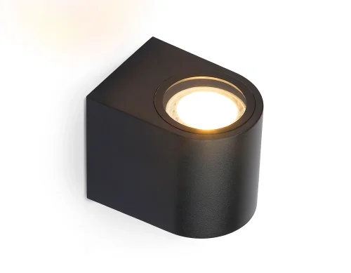 Настенный светильник ST3722 Ambrella light уличный IP65 чёрный 1 лампа, плафон чёрный в стиле хай-тек современный GU10