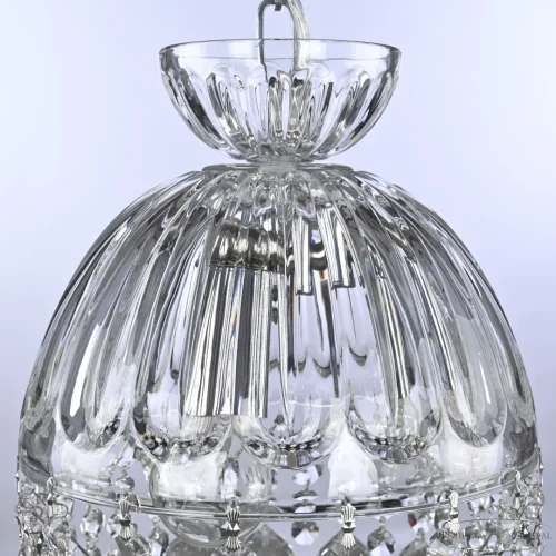 Светильник подвесной 5478/22 Ni Clear/M-1H Balls Bohemia Ivele Crystal прозрачный 3 лампы, основание никель в стиле классический balls фото 3