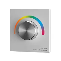 Роторная панель управления RF трехканальное 12-48VDC RGB 711027 Maytoni на 1 , основание белое в стиле 