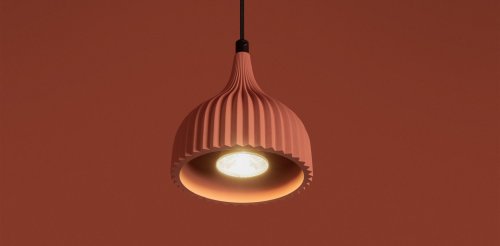 Светильник подвесной Terra FR5582PL-01R Freya красный на 1 лампу, основание чёрное в стиле современный мемфис фото 7