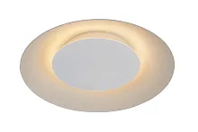 Светильник потолочный LED FOSKAL 79177/12/31 Lucide белый на 1 лампу, основание белое в стиле современный 