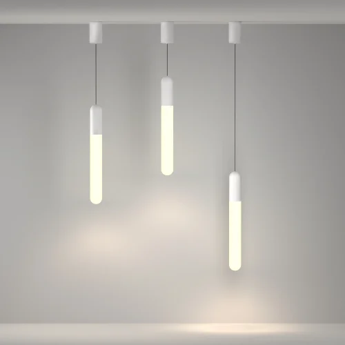 Светильник подвесной LED Mist P101PL-L500-12W3K-W Maytoni белый 1 лампа, основание белое в стиле современный хай-тек  фото 5