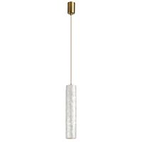 Светильник подвесной ЛЕД Seashell 7199/8L Odeon Light белый на 1 лампу, основание бронзовое в стиле хай-тек Светильник подвесной ЛЕД Seashell 7199/8L Odeon Light белый на 1 лампу, основание бронзовое в стиле хай-тек