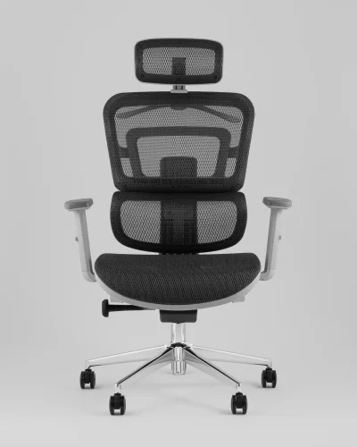 Кресло офисное TopChairs Techno Professional черный УТ000039503 Stool Group, чёрный/текстиль, ножки/металл/хром, размеры - *1270***700*720 фото 2