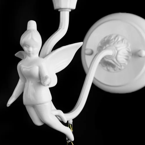 Бра Angelina A5349AP-1WH Arte Lamp без плафона на 1 лампа, основание белое в стиле классический ангел фото 3