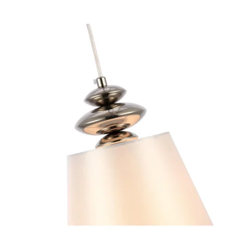 Светильник подвесной Rionfo SL1137.103.01 Evoluce белый 1 лампа, основание никель в стиле классический  фото 3