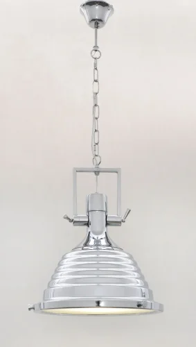 Светильник подвесной Braggi LDP 706 CHR Lumina Deco хром 1 лампа, основание хром в стиле лофт  фото 4