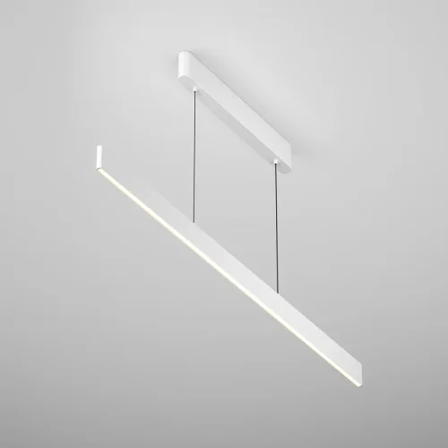 Светильник подвесной LED Ephoria P109PL-36W2.7-6K-W Maytoni белый на 1 лампу, основание белое в стиле хай-тек минимализм трубочки