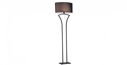 Торшер BRISTOL F892.1 Lucia Tucci  коричневый 1 лампа, основание чёрное в стиле современный
