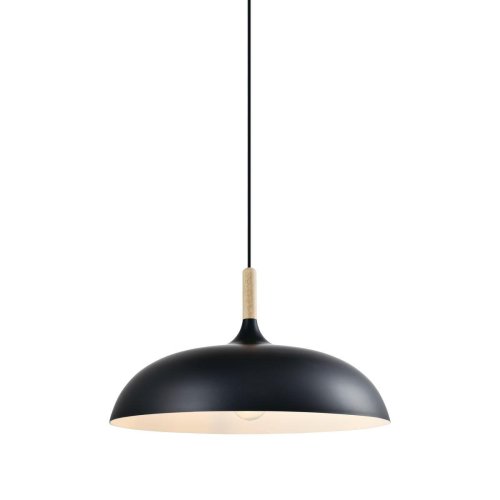 Светильник подвесной Hygo V1331-P Moderli чёрный 1 лампа, основание чёрное в стиле скандинавский  фото 3