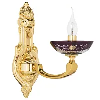Бра Barcato 697612 Osgona фиолетовый без плафона 1 лампа, основание золотое в стиле арт-деко 