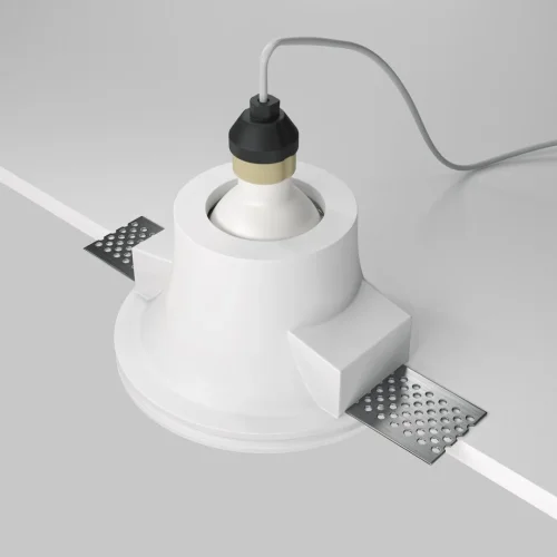 Светильник точечный Gyps DL002-1-01-W Maytoni белый 1 лампа, основание белое в стиле современный  фото 3