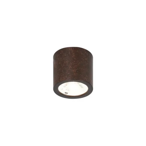 Светильник накладной LED Deorsum 2809-1C Favourite коричневый 1 лампа, основание коричневое в стиле хай-тек современный круглый