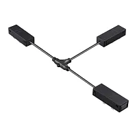 Гибкий токопроводящий соединитель "T" Vector 135314 Novotech чёрный в стиле хай-тек современный для светильников серии Vector vector 220в