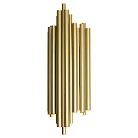 Бра LSP-8475 Lussole матовый золото 2 лампы, основание матовое золото в стиле современный 