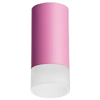 Светильник накладной Rullo R43231 Lightstar розовый 1 лампа, основание розовое в стиле современный круглый