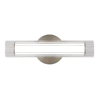 Бра LED Enfys SL2010.121.01 ST-Luce белый прозрачный на 1 лампу, основание никель в стиле современный 