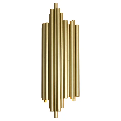 Бра LSP-8475 Lussole матовый золото на 2 лампы, основание матовое золото в стиле современный 