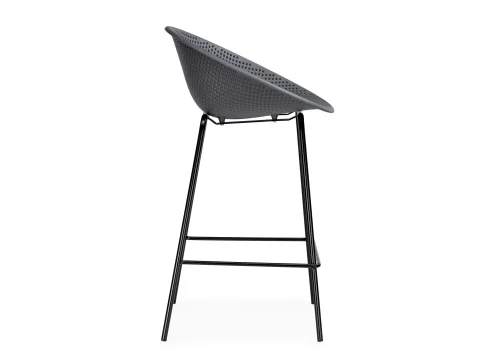 Полубарный стул Zeta dark grey / black 15702 Woodville, /, ножки/металл/чёрный, размеры - ****500*510 фото 3