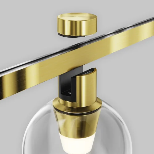 Трековый светильник LED Magnetic trаck system Flarity TR148-1-3W3K-BS Maytoni прозрачный для шинопроводов серии Magnetic trаck system Flarity латунь фото 8