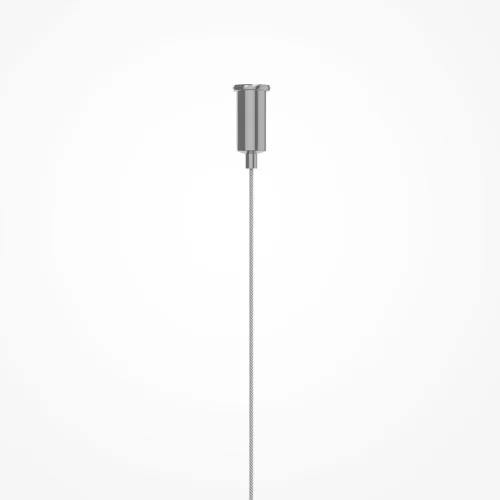 Светильник подвесной LED Basis P070PL-2.7-3-4K-B Maytoni чёрный на 1 лампу, основание серое в стиле современный хай-тек фото 5