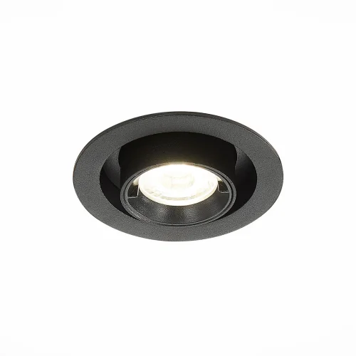 Светильник точечный LED ST702.348.12 ST-Luce чёрный 1 лампа, основание чёрное в стиле хай-тек 