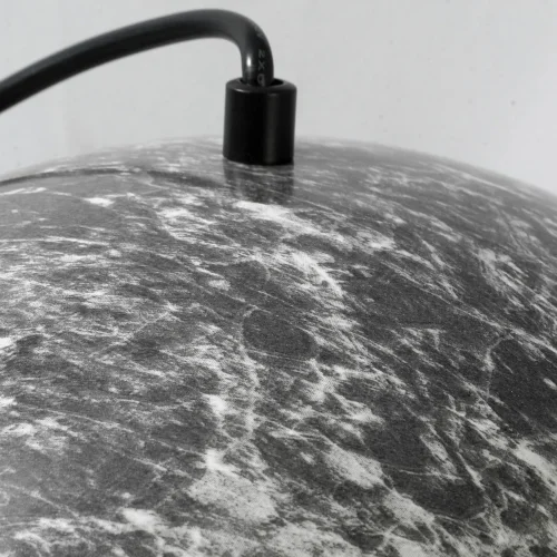 Светильник подвесной лофт Caldwell GRLSP-0178 Lussole серый 3 лампы, основание чёрное в стиле лофт  фото 2