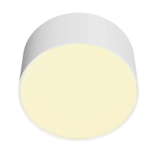 Светильник накладной LED Zon C032CL-12W2.7K-RD-W Maytoni белый на 1 лампу, основание белое в стиле современный хай-тек круглый фото 2