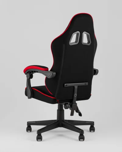 Кресло спортивное TopChairs Phantom, ткань, черно-красный УТ000039473 Stool Group, красный чёрный/текстиль, ножки/полимер/чёрный, размеры - 1250*1350***68* фото 4