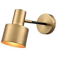 Бра 481-401-01 Velante матовый золото на 1 лампу, основание матовое золото в стиле лофт современный 