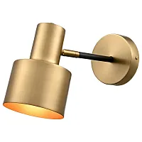 Бра 481-401-01 Velante матовый золото на 1 лампу, основание матовое золото в стиле лофт современный Бра 481-401-01 Velante матовый золото на 1 лампу, основание матовое золото в стиле лофт современный