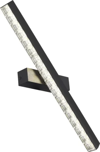 Бра LED Euclidics SL1018.401.01 ST-Luce прозрачный на 1 лампу, основание чёрное в стиле хай-тек фото 3