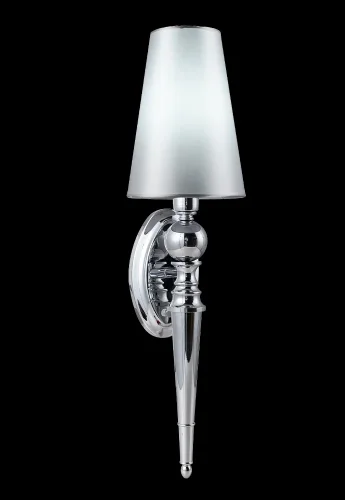 Бра PER AP1 CHROME/SILVER Crystal Lux серебряный на 1 лампа, основание серебряное в стиле классический  фото 5